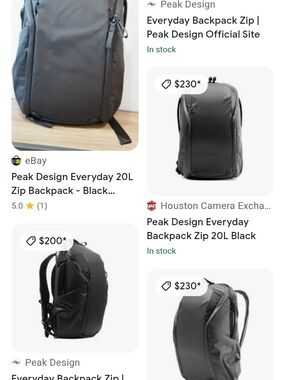 Peak Design Everyday Zip Backpack - Black